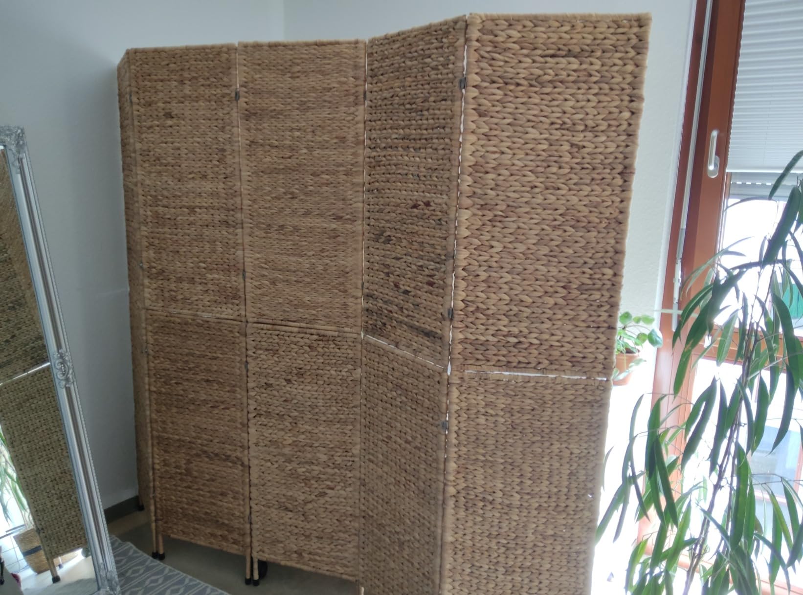 vidaXL Paravent Wasserhyazinthe 122x180 cm 3-tlg.