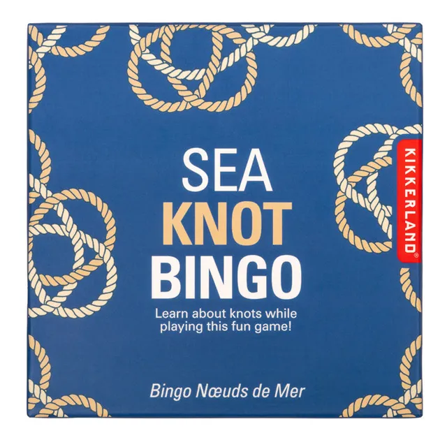 Kikkerland Play Sea Knot Bingo Gesellschaftsspiel Seemannsknoten