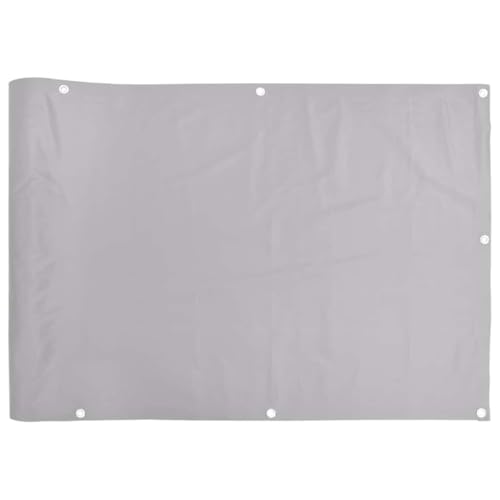 vidaXL Heim & Garten Sichtschutz Grau 700x90 cm wetterfest