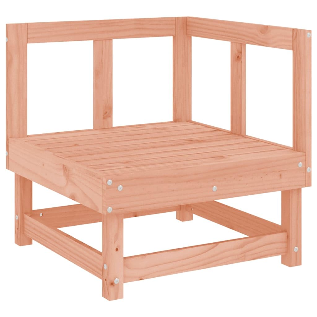 vidaXL Heim & Garten Garten-Ecksofa Grau Kiefernholz