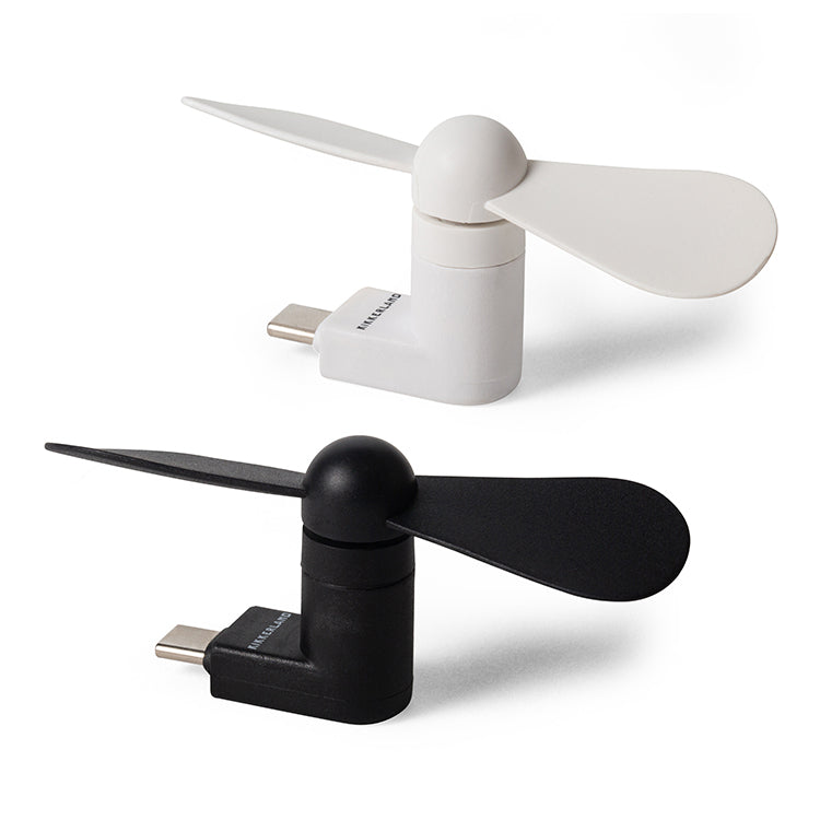 Kikkerland USB-C Phone Fan Handy-Ventilator USB-C tragbar