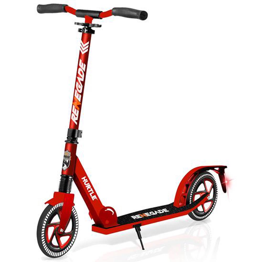 Serenelife Kick Scooter Roller rot klappbar Alu 8 Zoll