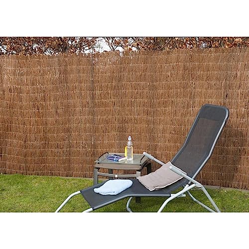 vidaXL Nature Gartenzaun Heidekraut 3x1 m natur