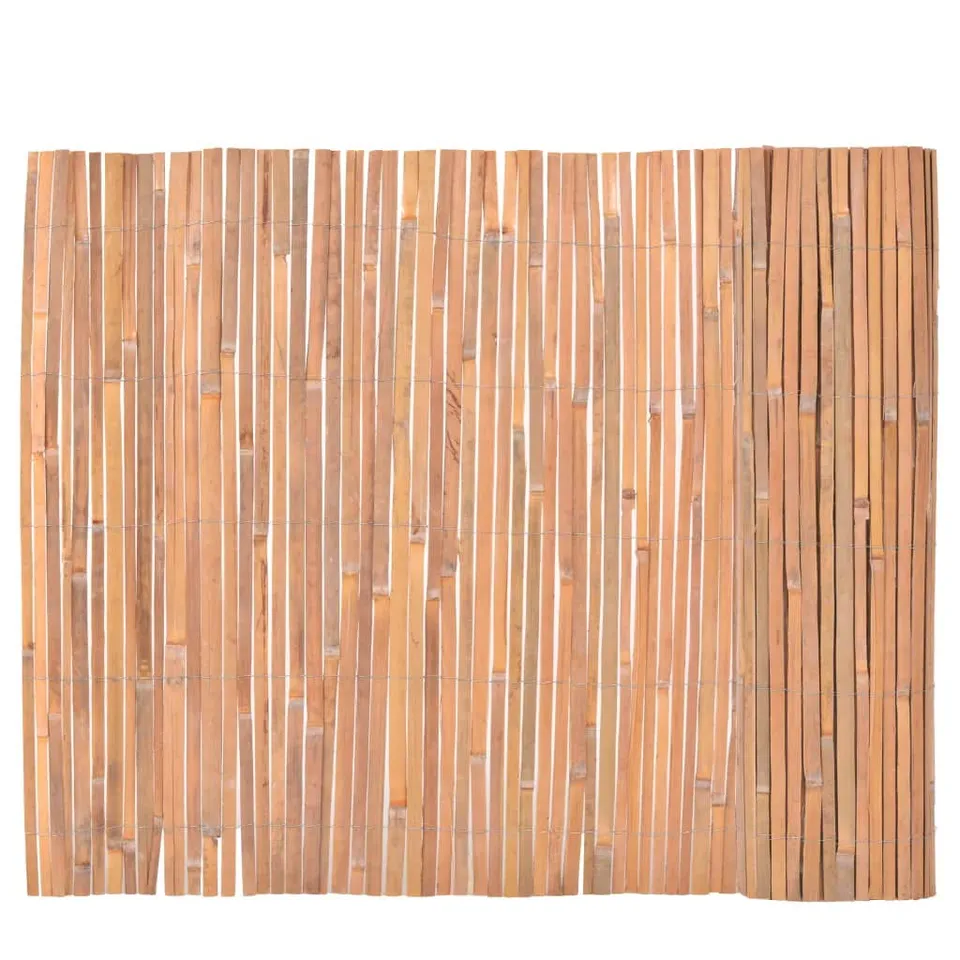 vidaXL Heim & Garten Bambuszaun 100x400 cm Sichtschutz