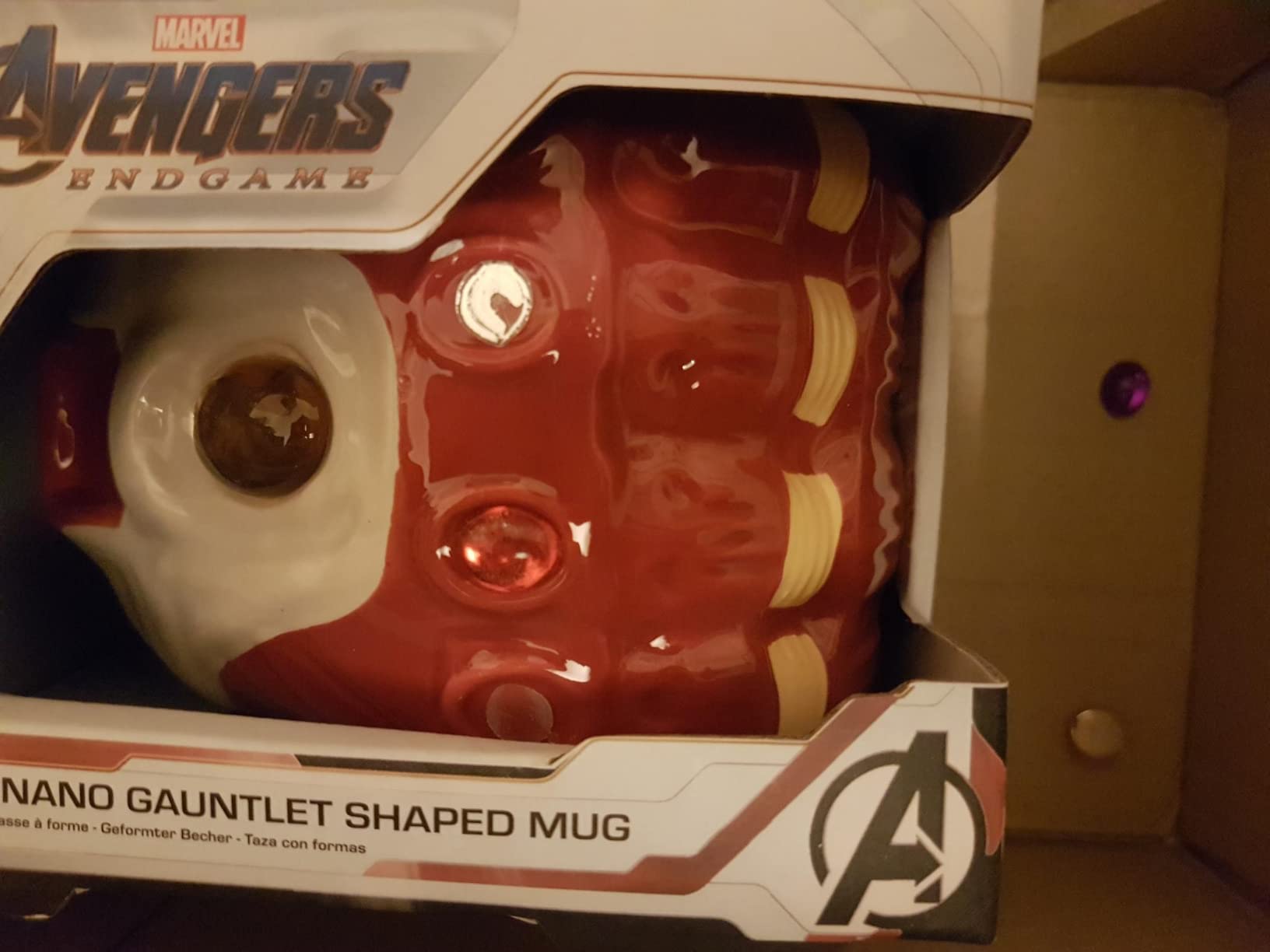 Paladone Iron Man Arc Reactor 3D Becher 500 ml Wärmewechsel