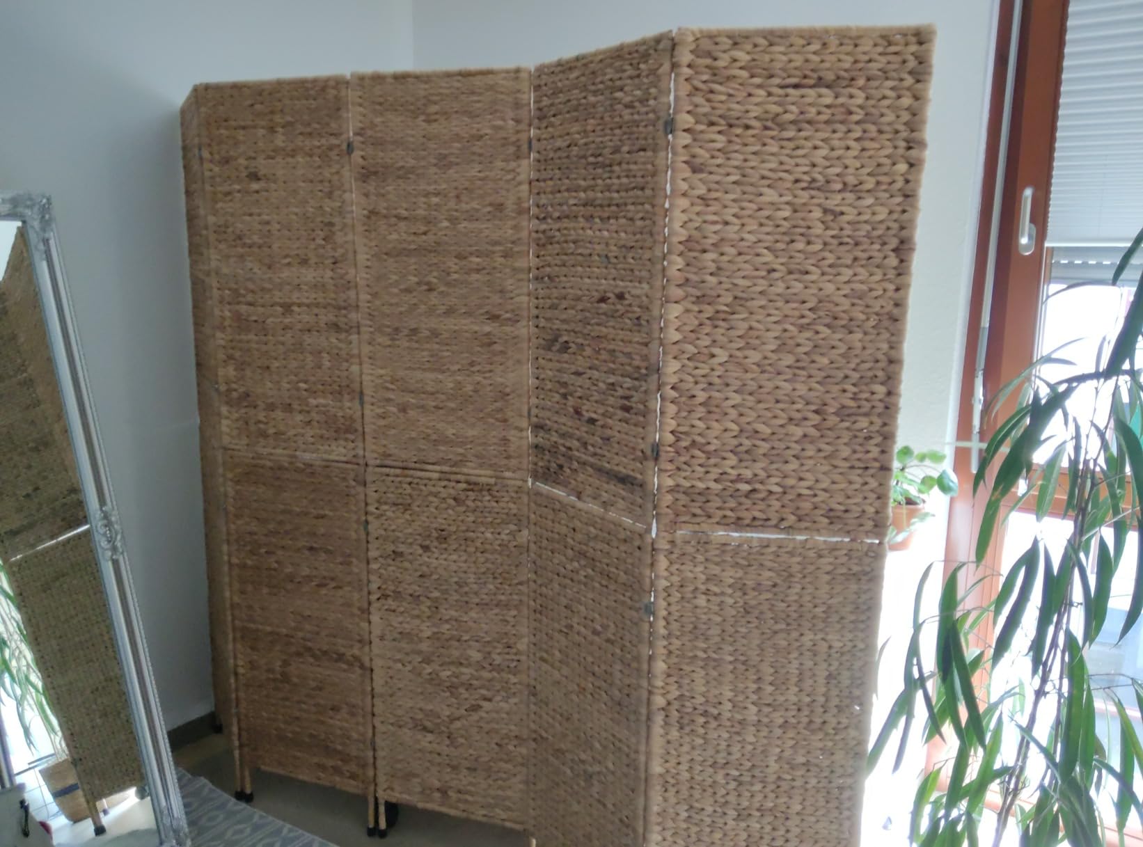 vidaXL Paravent Wasserhyazinthe 122x180 cm 3-tlg.