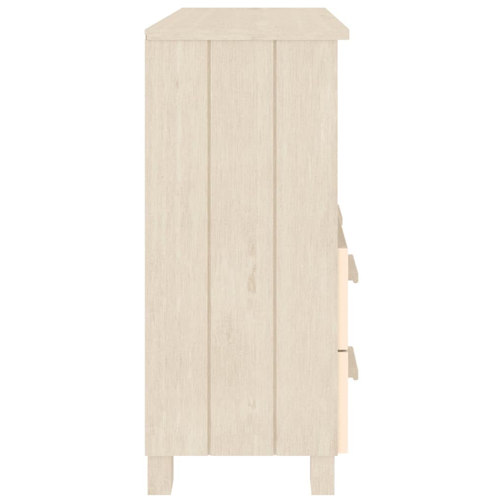 vidaXL Möbel Sideboard Honigbraun 85x35x80cm Kiefer Massivholz