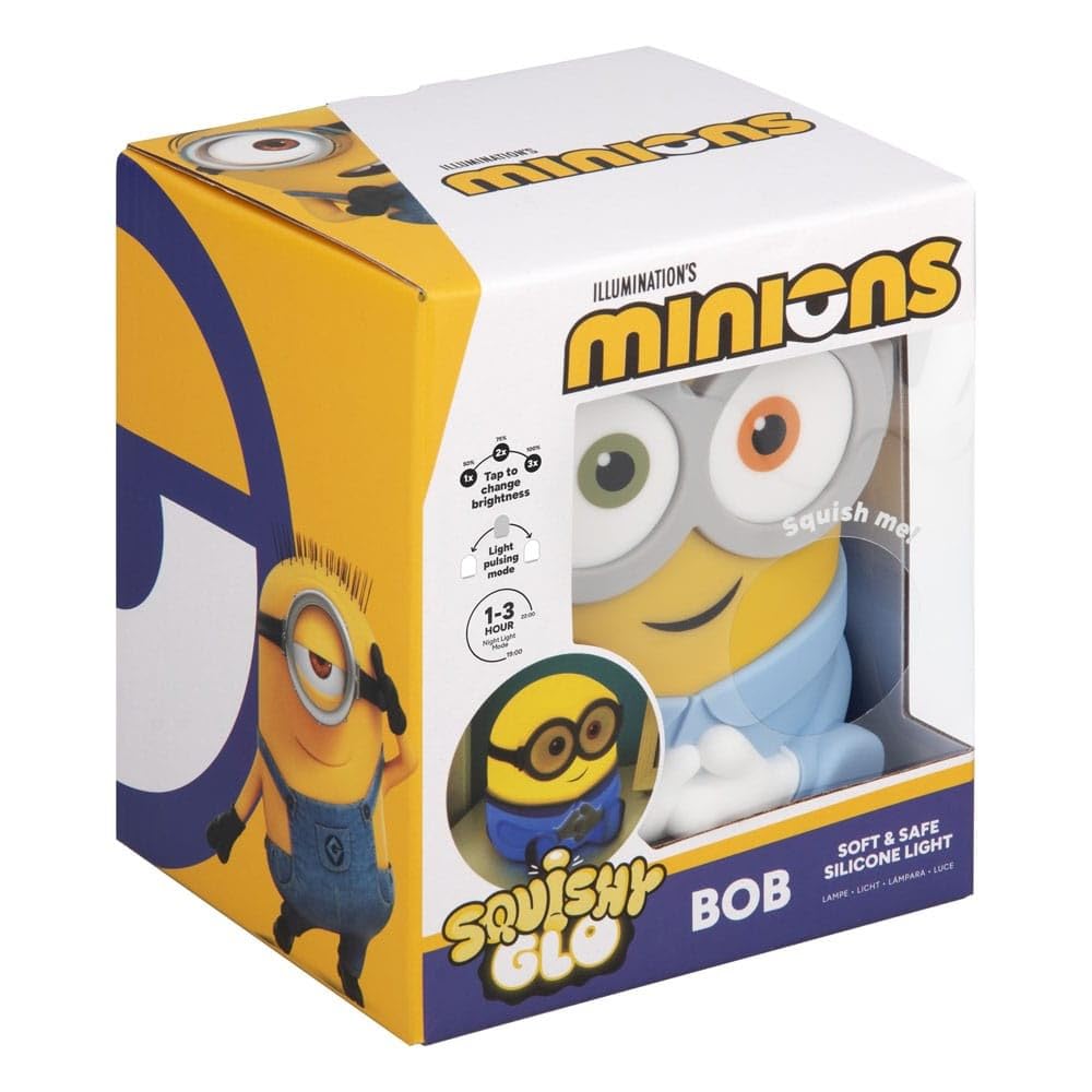 Paladone Minions Bob SquishyGlo Nachtlicht Silikon 15 cm