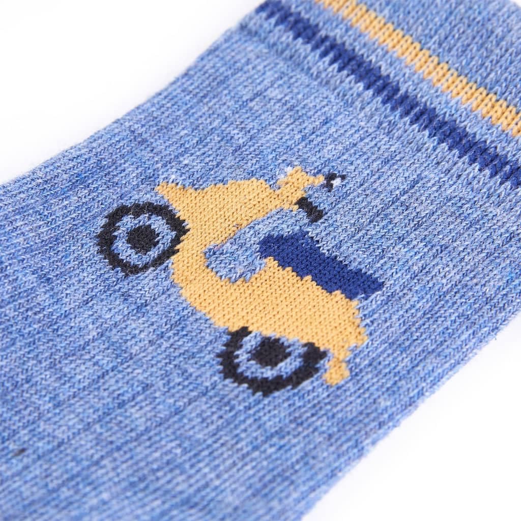 vidaXL Baby & Kleinkind Kindersocken Moped 26-29 5 Paar Baumwolle