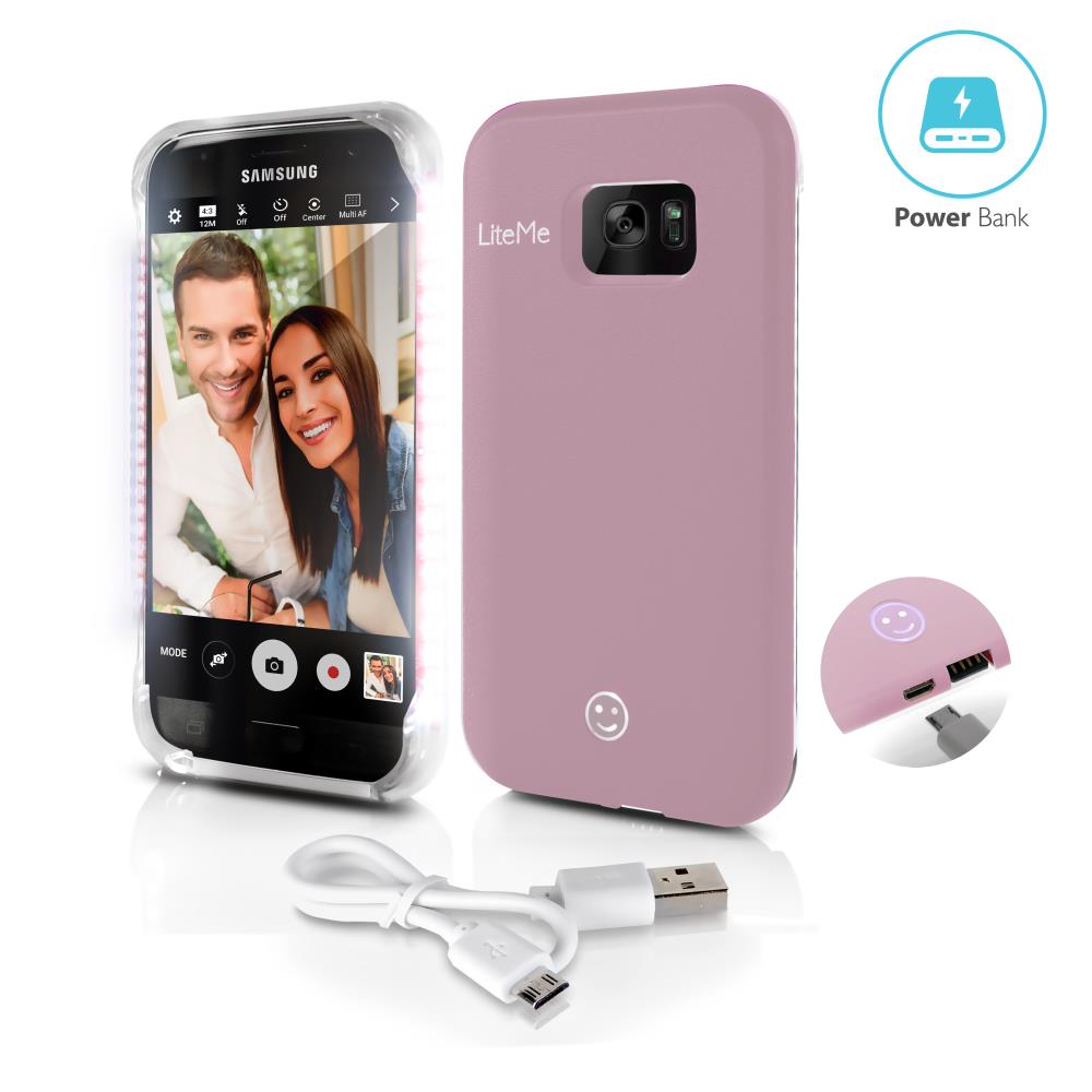 Serenelife Lite-Me Selfie Handyhülle S7 Edge mit Licht
