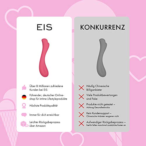 EIS G-Punkt-Dildo Silikon 19 cm flexibel 1 Stück