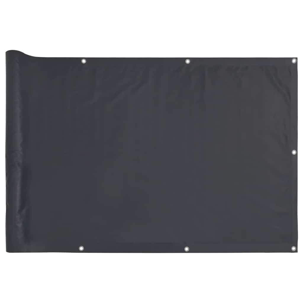 vidaXL Heim & Garten Sichtschutz Anthrazit 700x75 cm PVC