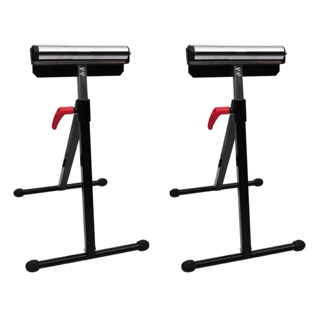 vidaXL Heim & Garten Rollenbock verstellbar 2er Set 60 kg
