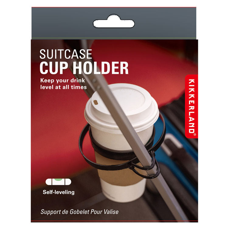 Kikkerland On-The-Go Suitcase Cup Holder Becherhalter