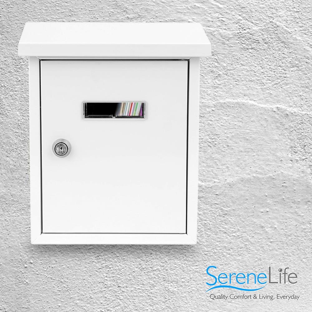 Serenelife Storage Wandbriefkasten Stahl abschließbar
