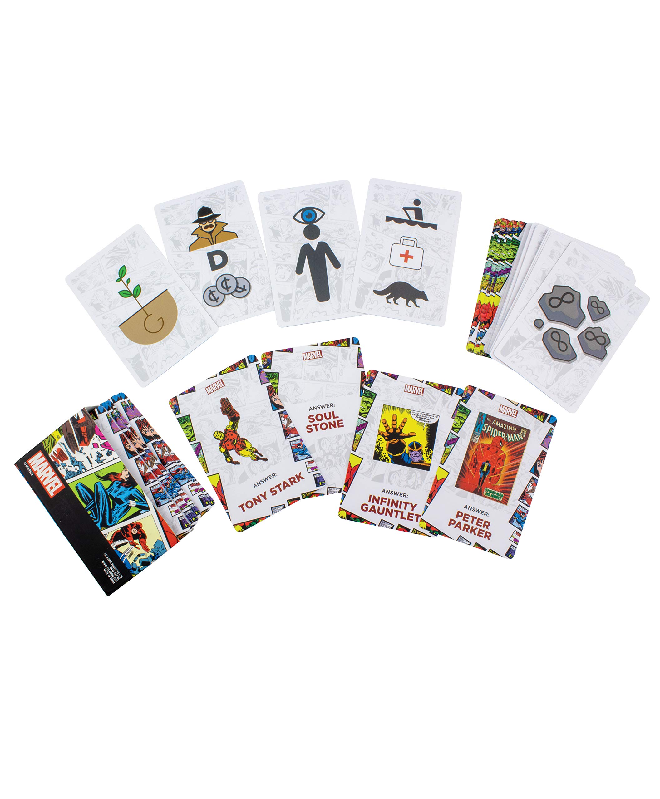 Paladone Say What You See Marvel Kartenspiel 79 Karten Ratespiel