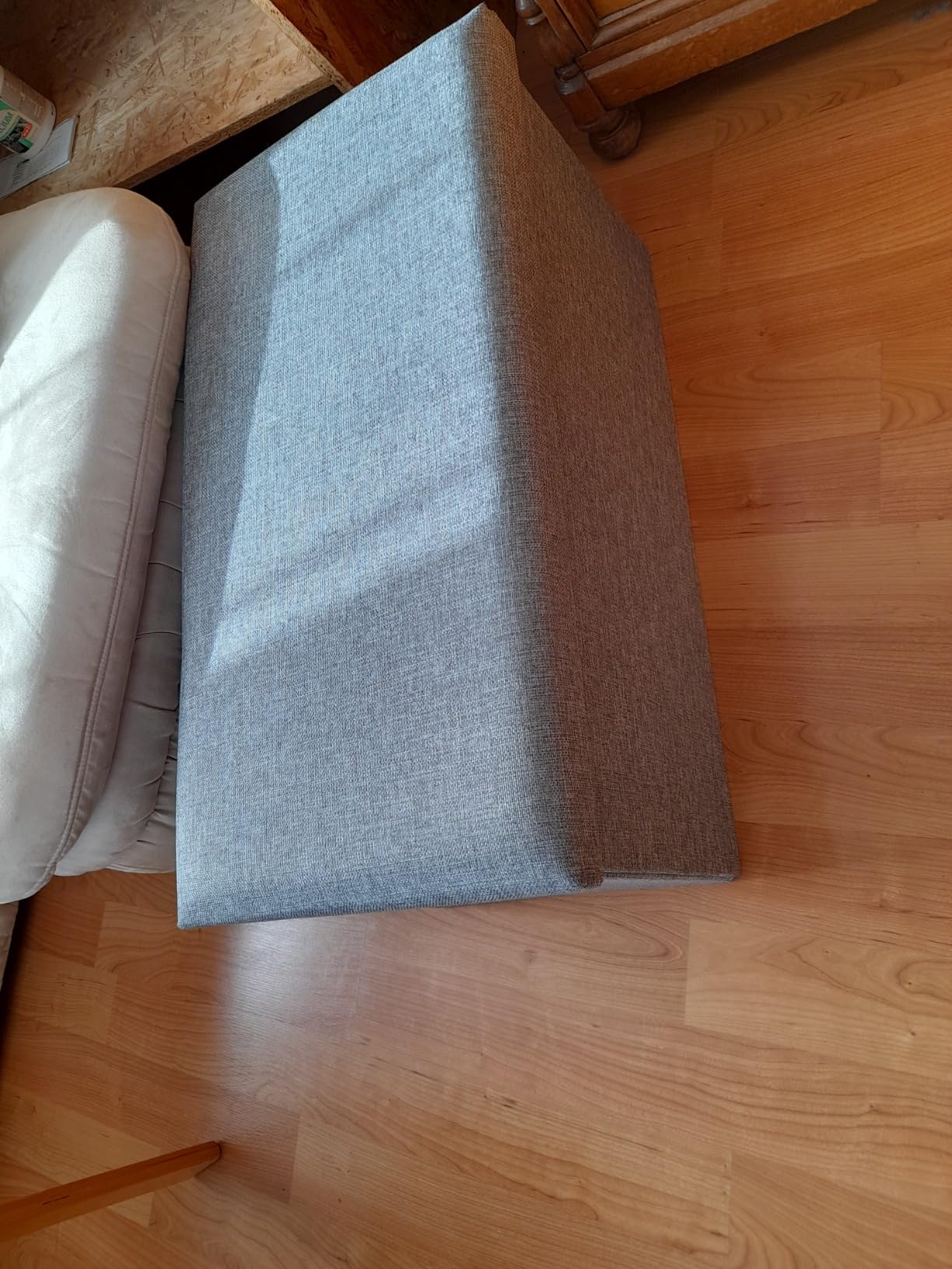Intirilife Sitzbank Frühlings Grün 78x38x38 faltbar Stauraum