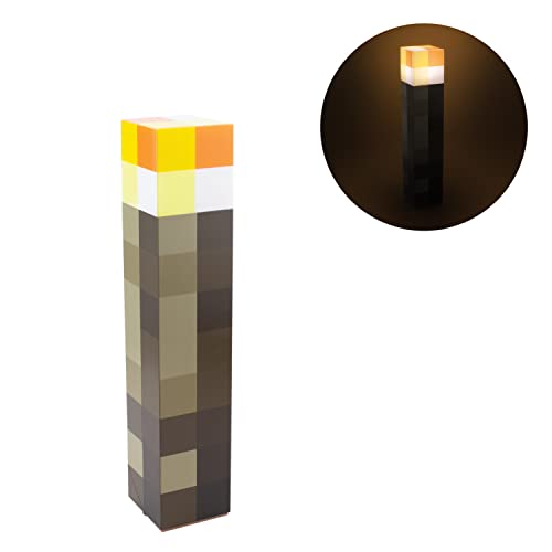 Paladone Minecraft Fackel-Licht 13 cm 2 Modi Batterie