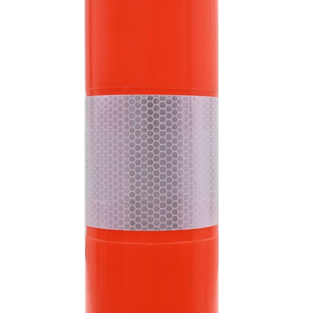 vidaXL Verkehrspoller Leitpoller 75 cm 5 Stück Kunststoff