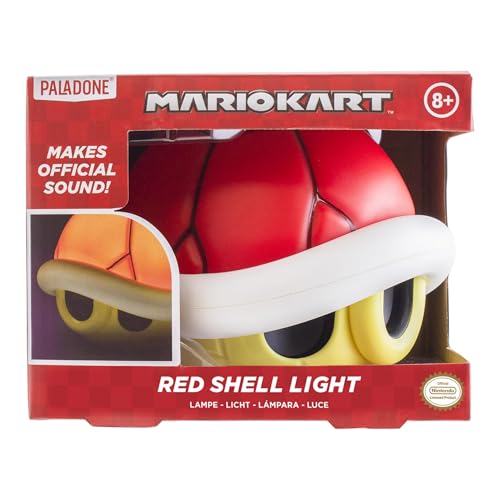 Paladone Super Mario Red Shell Lampe 12 cm mit Sound