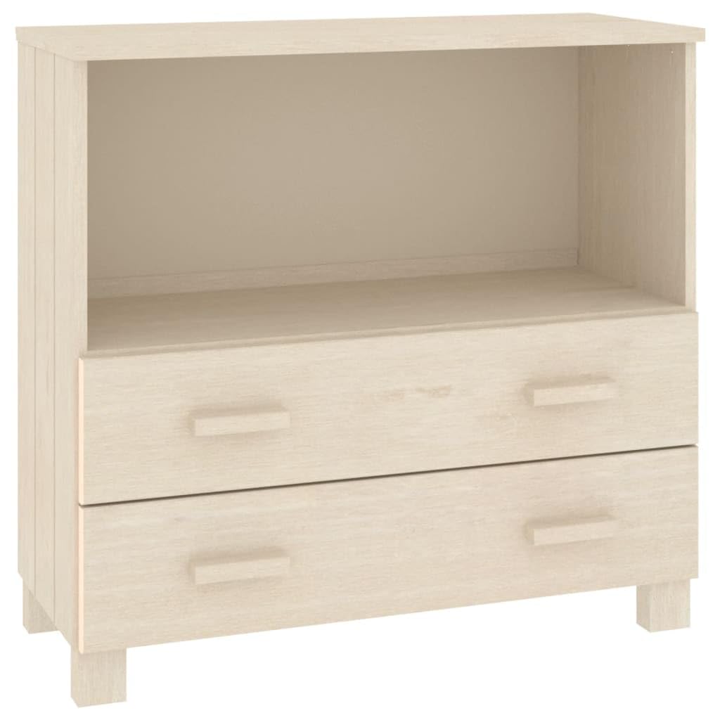 vidaXL Möbel Sideboard Honigbraun 85x35x80cm Kiefer Massivholz