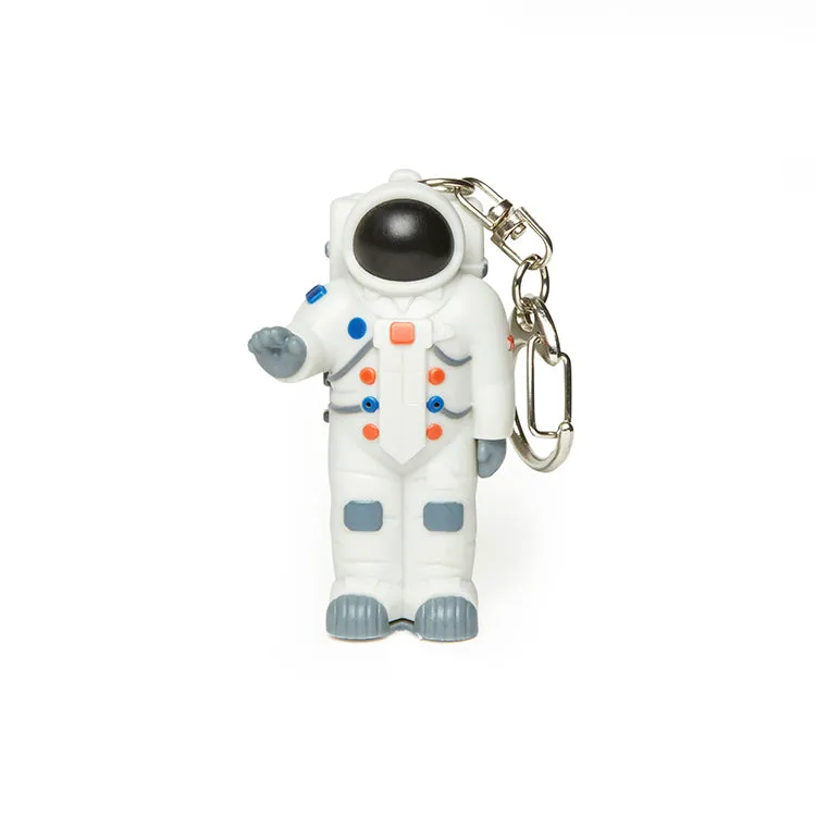Kikkerland Home Astronaut Keychain Schlüsselanhänger mit LED