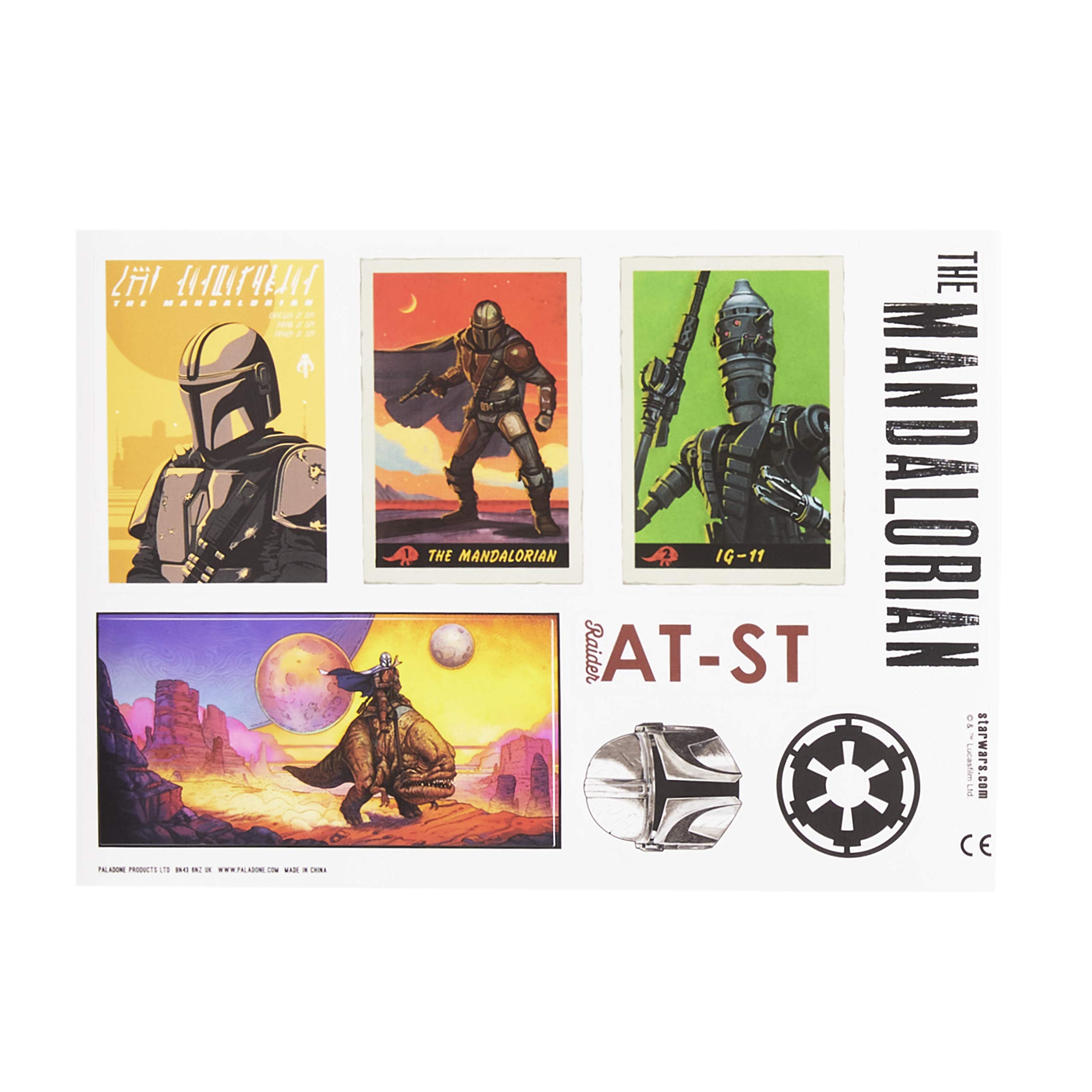 Paladone Homeware Mandalorian Gadget-Aufkleber 4 Blätter kaufen