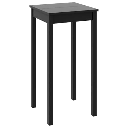 vidaXL Bartisch MDF Schwarz 55x55x107 cm Stehtisch
