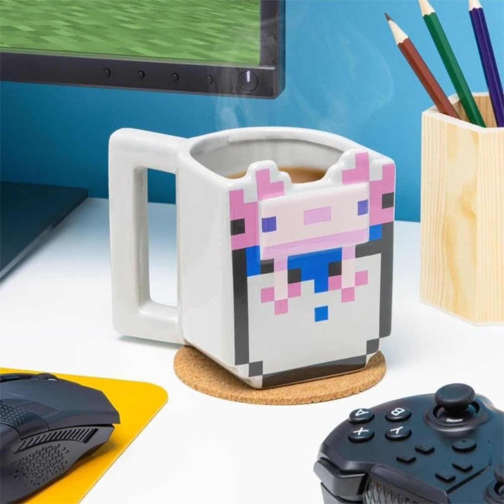 Paladone Drinkware Axolotl Eimer-Tasse 400 ml Keramik