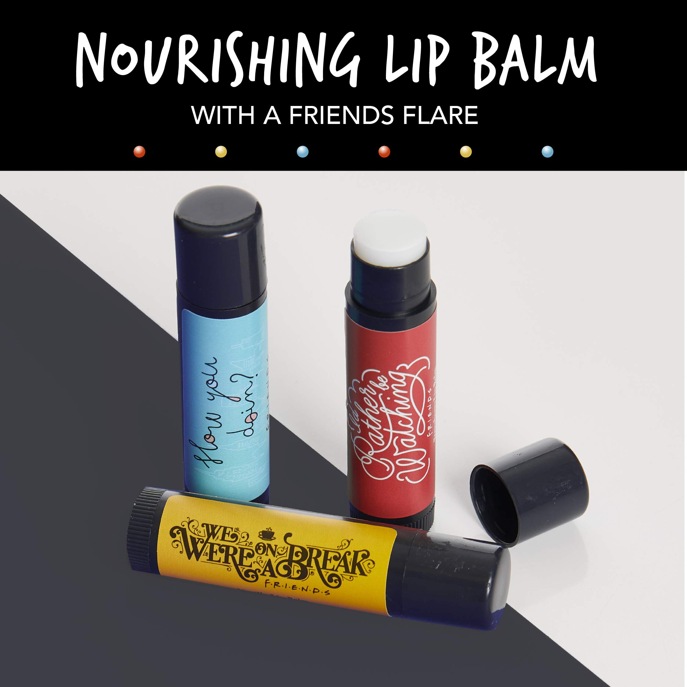 Paladone Friends Lippenbalsam Trio Erdbeere Vanille Kirsche