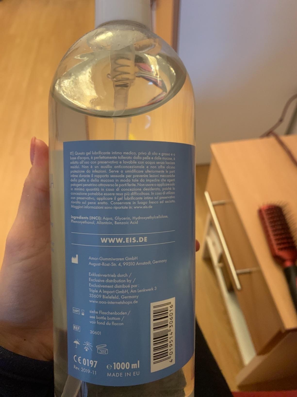 EIS Deluxe Aqua Gleitgel gefühlsecht 1000 ml wasserbasiert