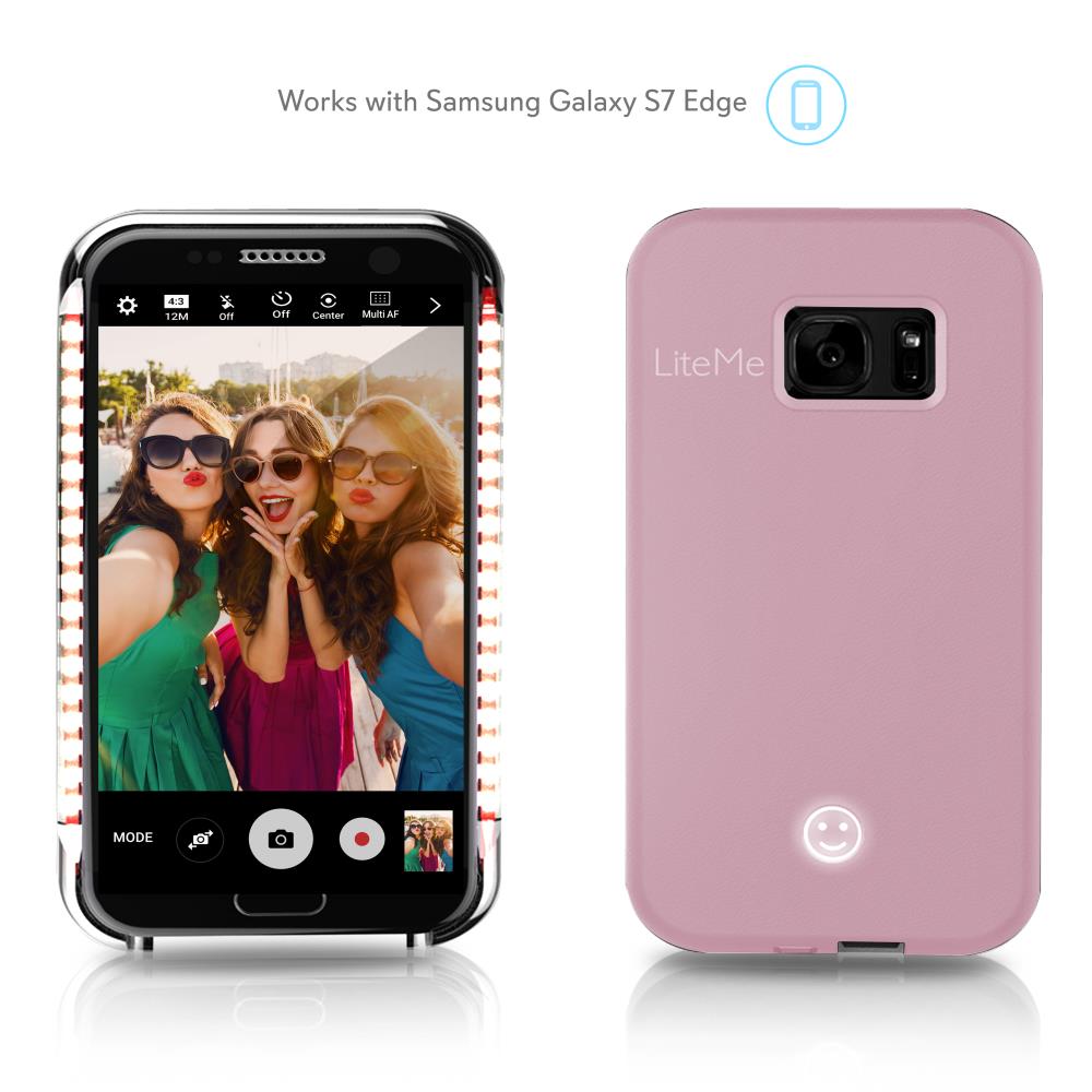Serenelife Lite-Me Selfie Handyhülle S7 Edge mit Licht
