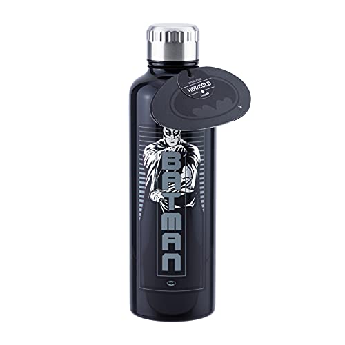 Paladone Batman Trinkflasche Edelstahl schwarz 500 ml Joker