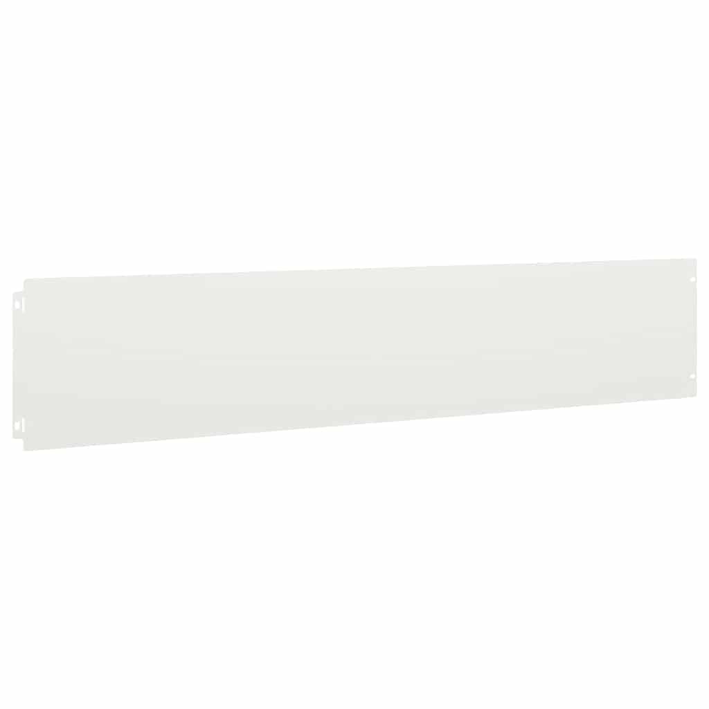 vidaXL Rasenkanten 20x103 cm Stahl 30 Stück Weiß