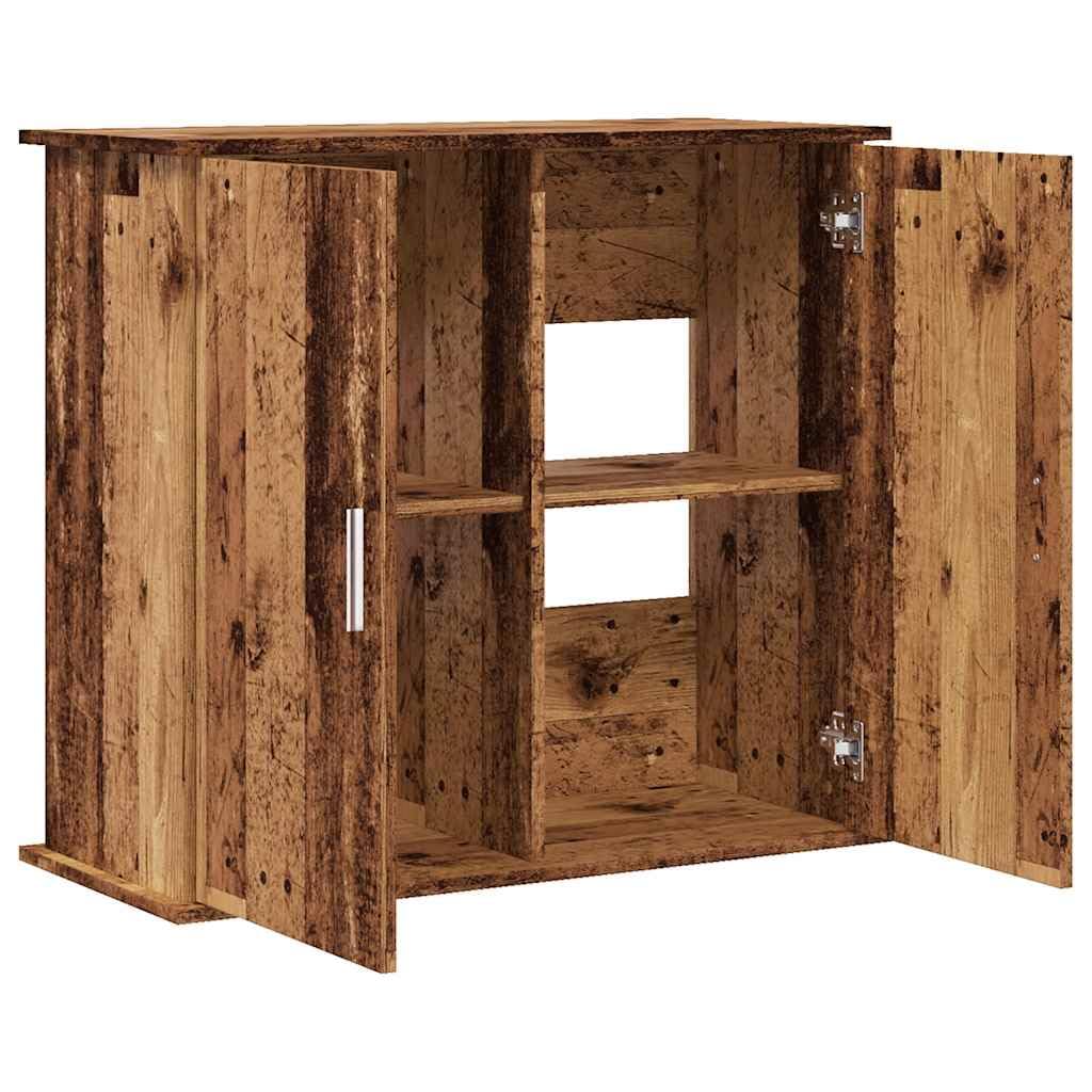 vidaXL Tierbedarf Aquariumständer Altholz 81x36x73 cm