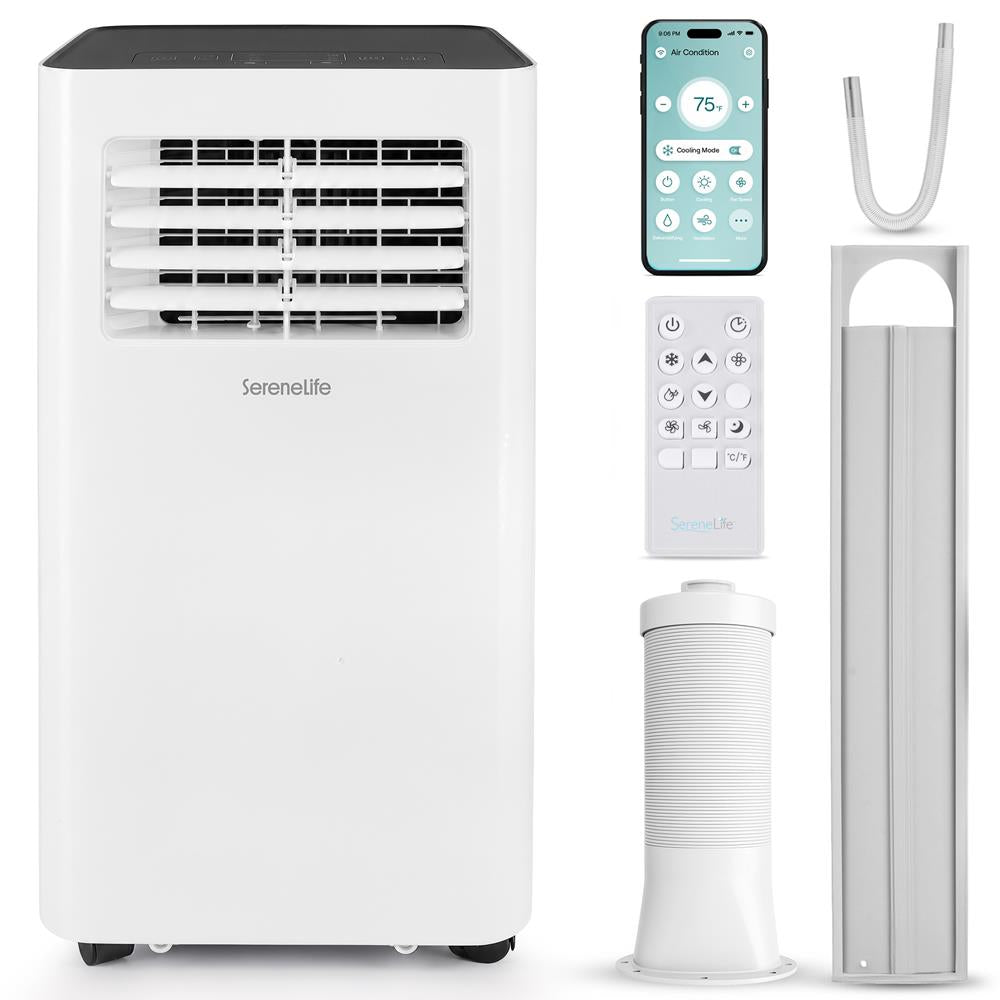 Serenelife Mobile Klimaanlage 8000 BTU Kühlung Entfeuchter