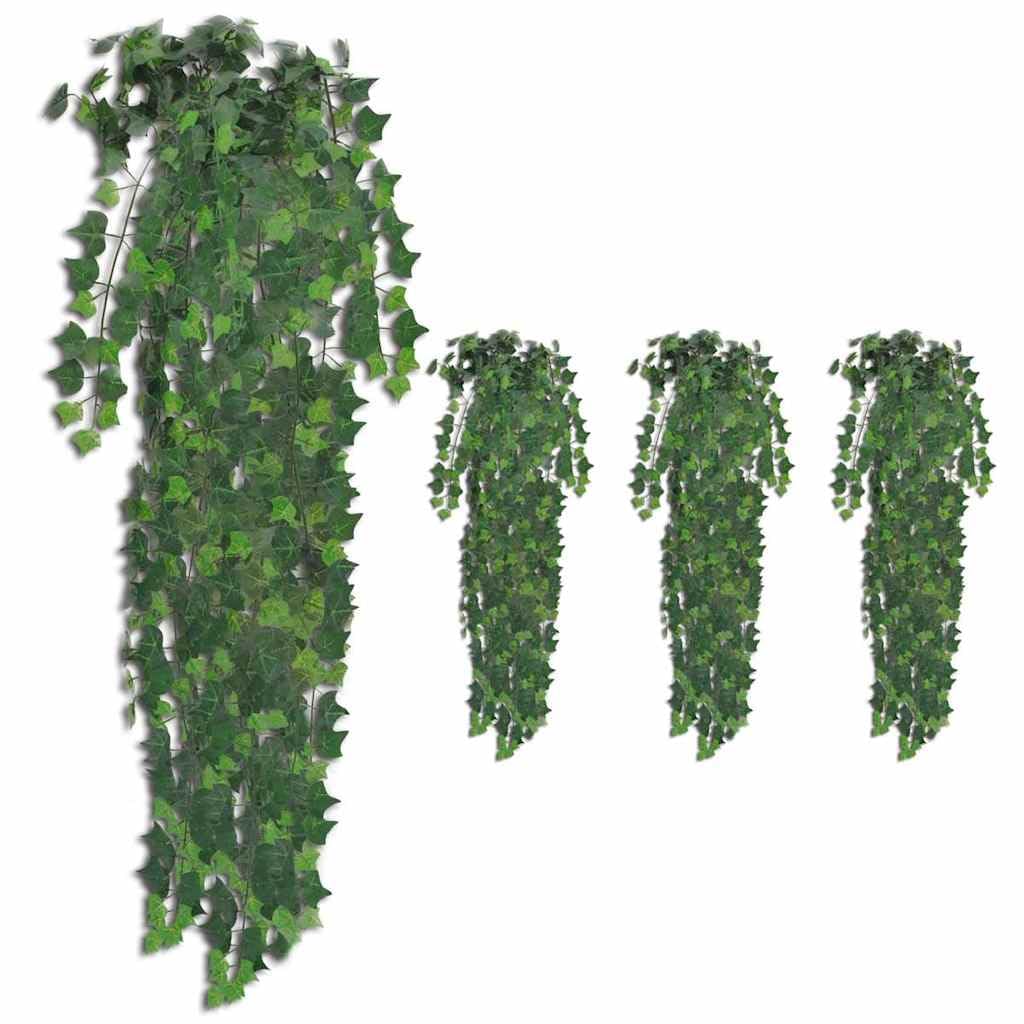 vidaXL Heim & Garten Künstlicher Efeu Grün 90cm 2 Stück