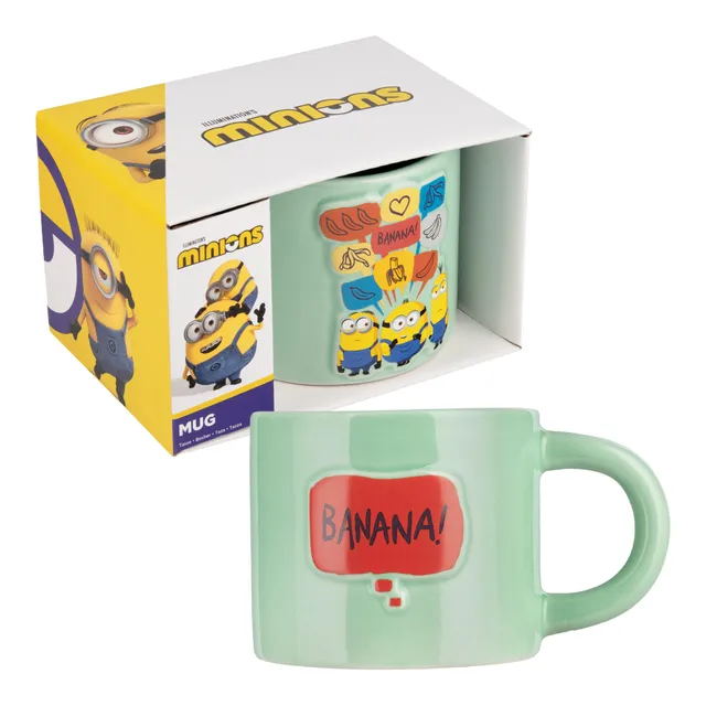 Paladone Minions Relief-Tasse Keramik 400ml Pastellgrün