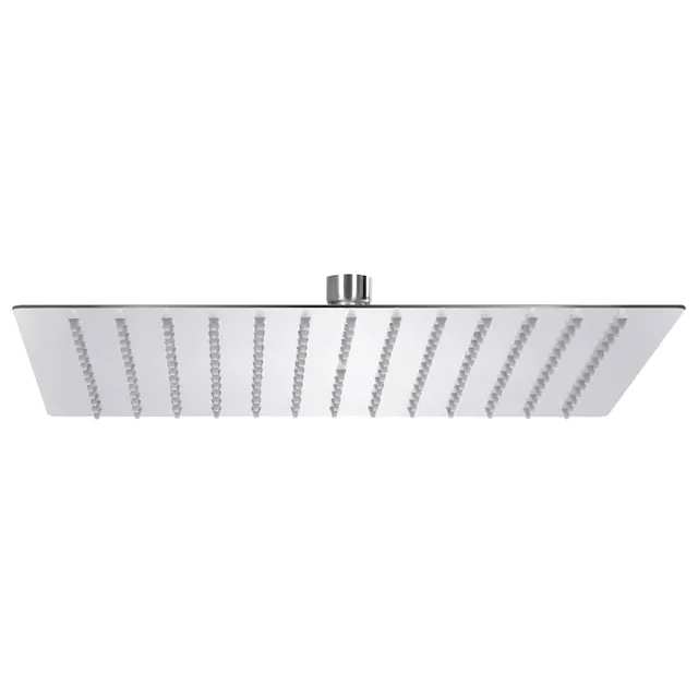 vidaXL Regenbrause Duschkopf Edelstahl 30x30 cm quadratisch