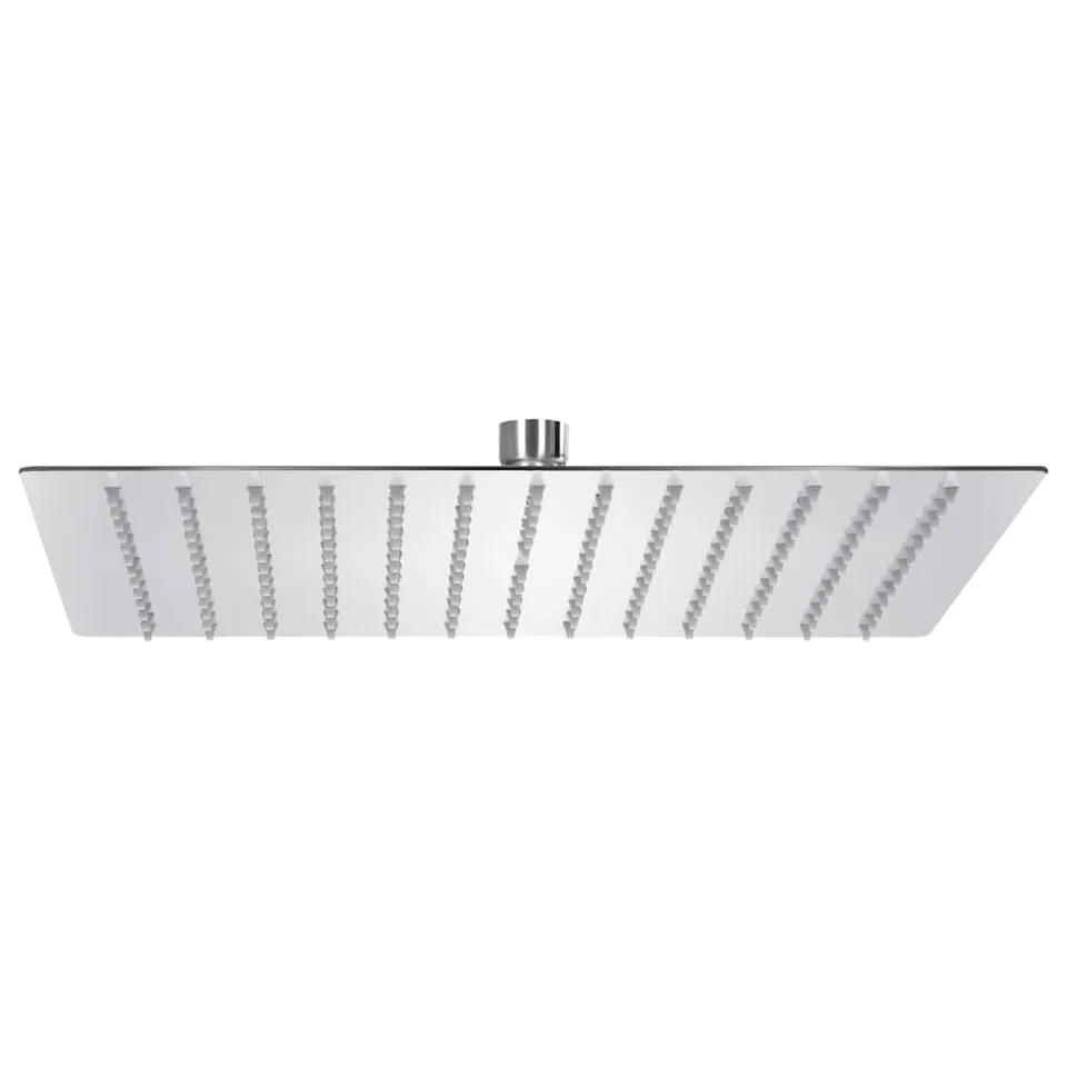 vidaXL Regenbrause Duschkopf Edelstahl 30x30 cm quadratisch