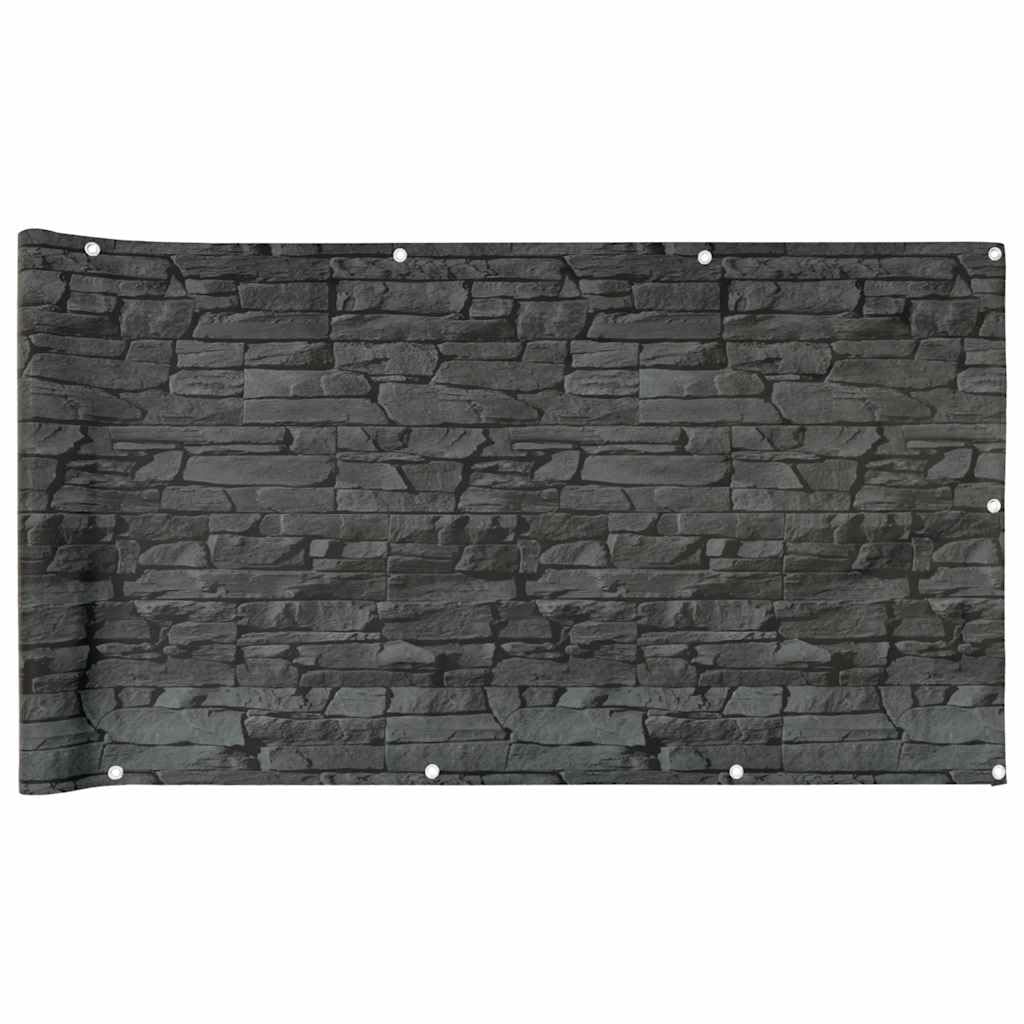 vidaXL Heim & Garten Sichtschutzmatte Grün 500x90 PVC