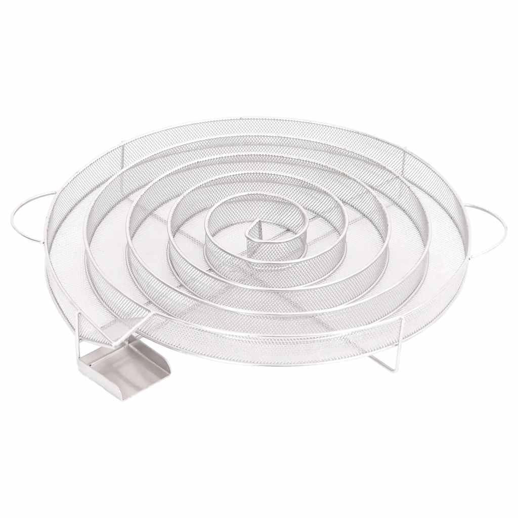 vidaXL Kaltrauchgenerator rund 19,5 cm Edelstahl für Smoker