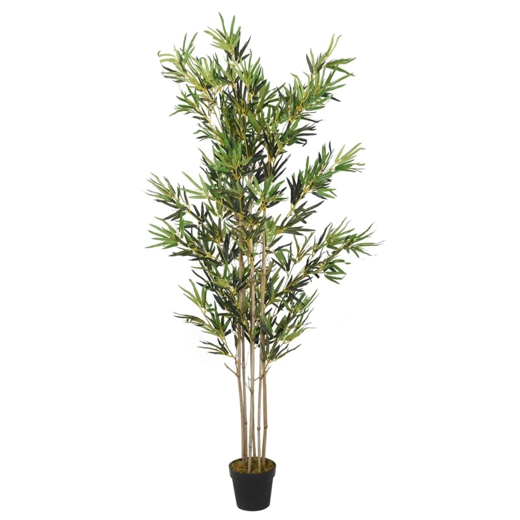 vidaXL Bambusbaum künstlich 80 cm 368 Blätter Topf