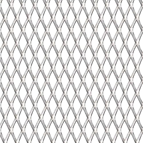 vidaXL Streckmetall Gittermatte Edelstahl 100x85 cm 45x20x4 mm