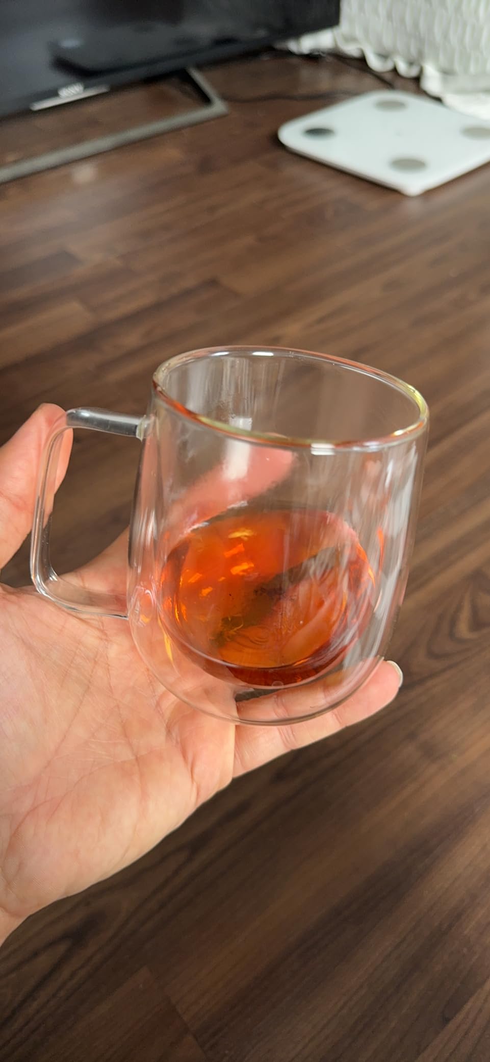 Intirilife Thermo-Gläser doppelwandig 150 ml 2 Stück mit Henkel