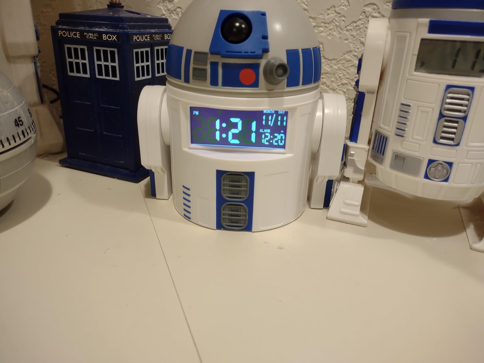 Paladone Homeware R2-D2 Wecker digital 13 cm USB mit Sound Star Wars
