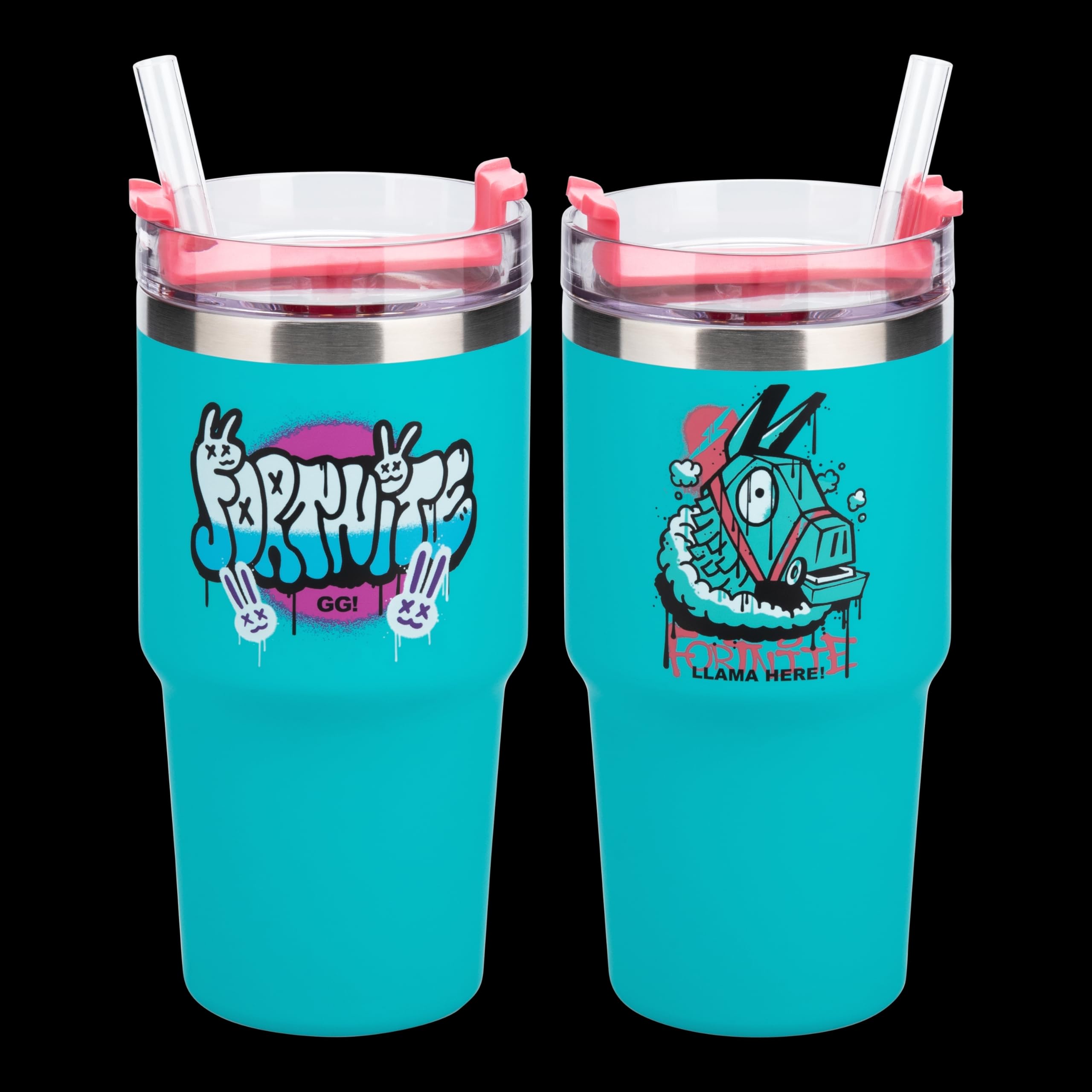 Paladone Drinkware Fortnite Thermobecher 600 ml Blau isoliert