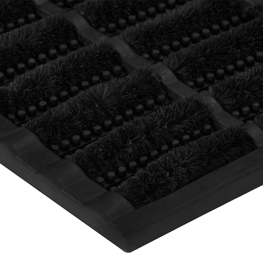 vidaXL Heim & Garten Fußmatte 45x75 cm rechteckig Kokos rutschfest
