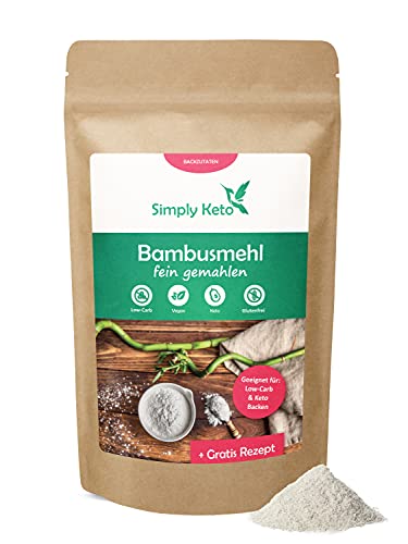 Simply Keto Bambusmehl 300g Low Carb glutenfrei vegan