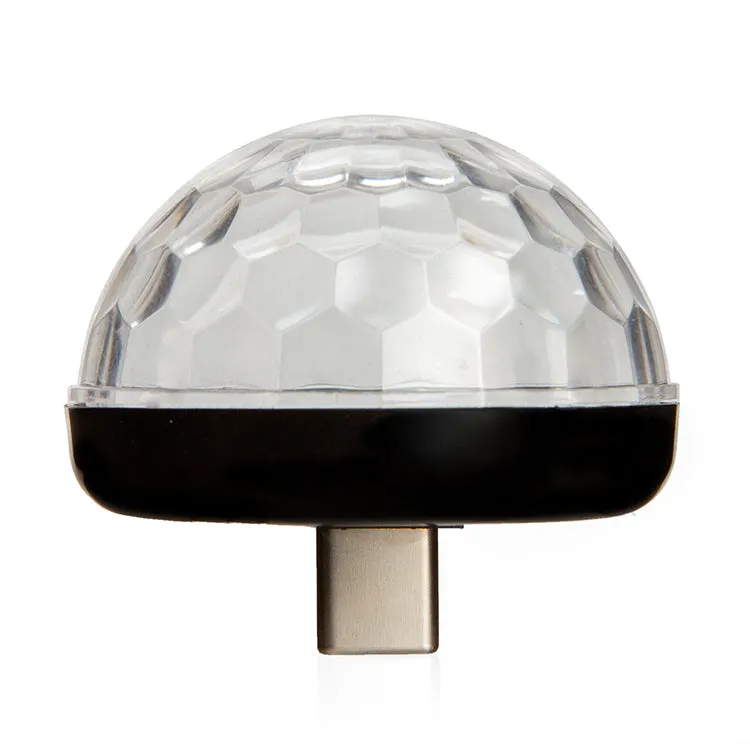 Kikkerland Tech Disco-Licht USB-C Handy Musikpuls Mini